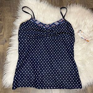 Tankini Swim Top Women's Medium NWT